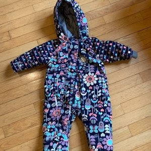 Hanna Andersson snowsuit 70 floral